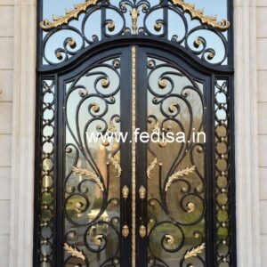 Stylish Royal Gate Grill Design for Luxury Villas No-1933