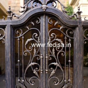 Modern Black Iron Gate Grill Design Inspiration No-1941