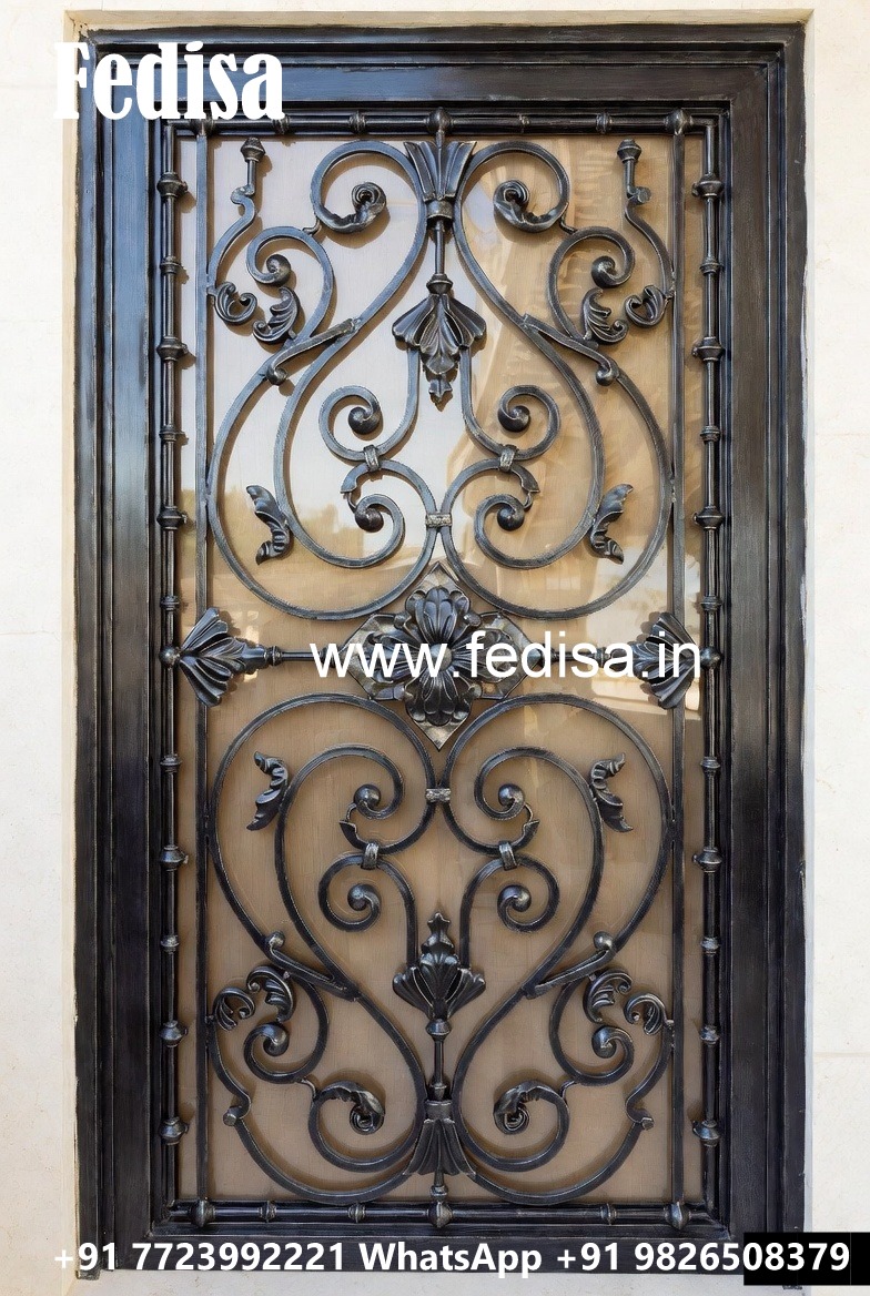 Contemporary Villa Gate Grill Design with Artistic Finish No-1944
