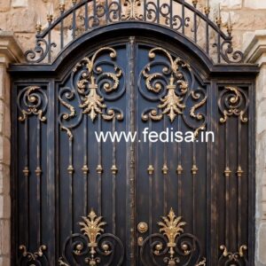 Artistic House Entrance Grill Gate Design No-1952