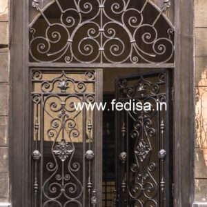 Modern Minimal Gate Grill Design for Elegant Homes No-1959