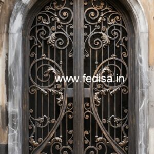 Stylish Contemporary Gate Grill Design for Villas No-1986
