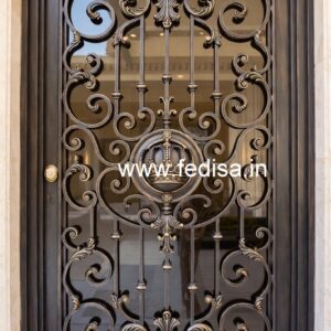 Contemporary Front Gate Grill Design with Elegant Finish No-1996