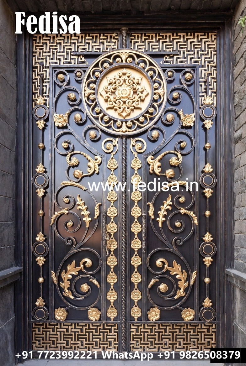 Stylish Entrance Grill Gate Design with Premium Finish No-2008