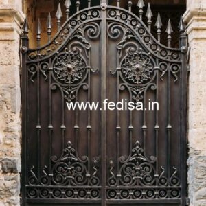 Beautiful Main Gate Grill Design for Stylish Houses No-2017