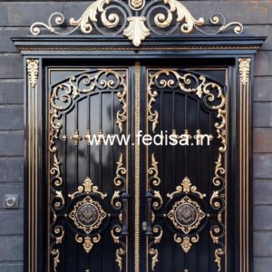 Elegant Iron Grill Gate Design for Contemporary Homes No-2021
