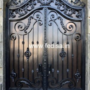 Luxury Geometric Gate Grill Design for House Fronts No-2023