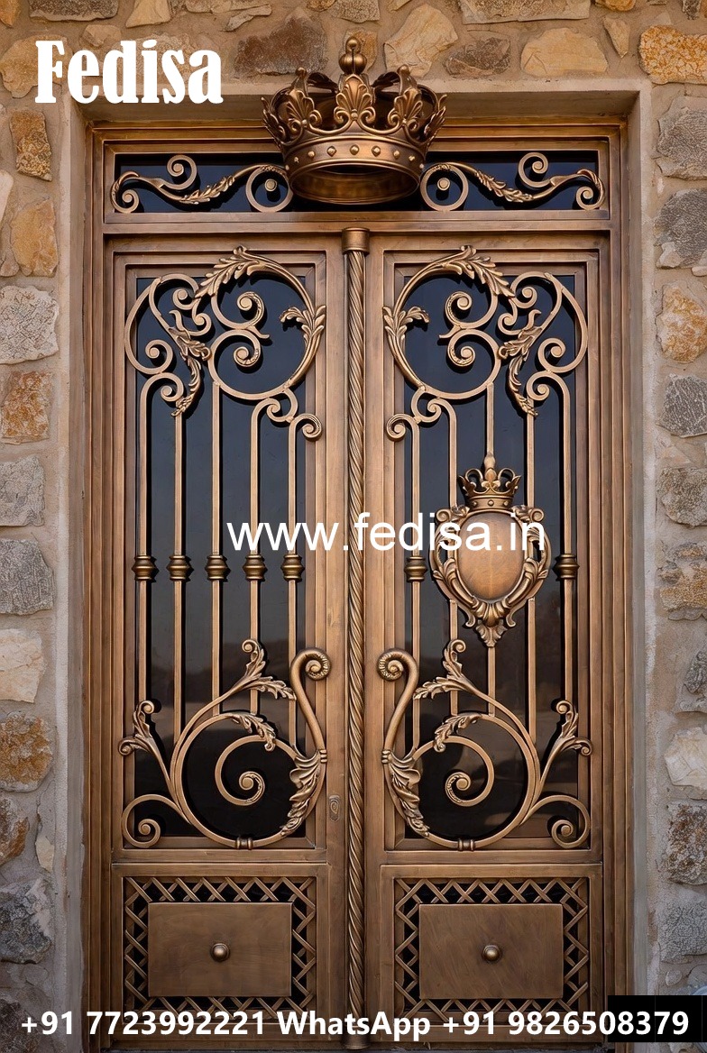 Stylish Villa Front Gate Grill Design Ideas No-2029