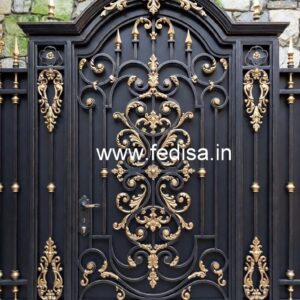 Elegant Front Entry Gate Grill Design Trends No-2039