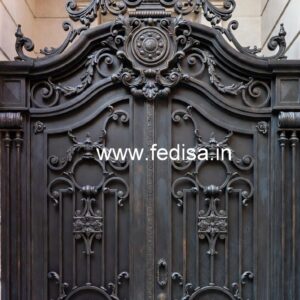 Fancy Exterior Steel Gate Grill Design Inspiration No-2045