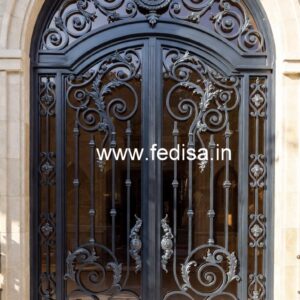 Stylish Decorative Entrance Gate Grill Design No-2046