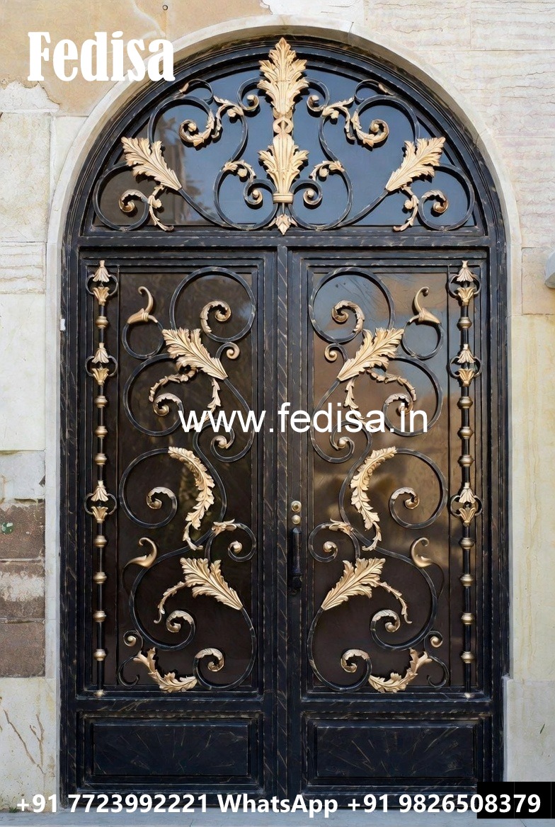 Luxury Iron Entrance Grill Gate Design No-2048
