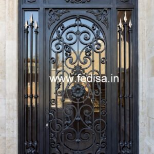 Artistic Modern Exterior Gate Grill Design No-2051