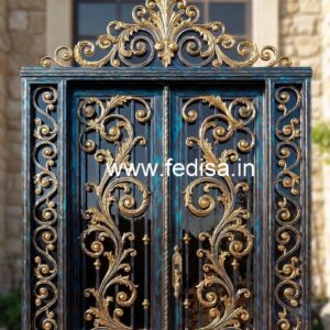 Fancy Decorative Iron Grill Gate Design No-2058