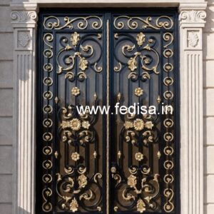 Modern Exterior Steel Grill Gate Design No-2083