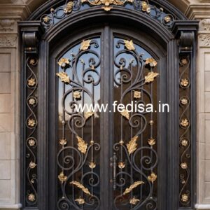 Artistic Elegant Gate Grill Design for Modern Homes No-2091