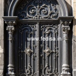 Elegant Steel Gate Grill Design for Main Entrance No-2104