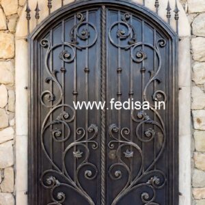 Beautiful Front Gate Grill Design for Indian Homes No-2108