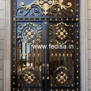 Double Door Gate Grill Design for Modern Villas No-2125