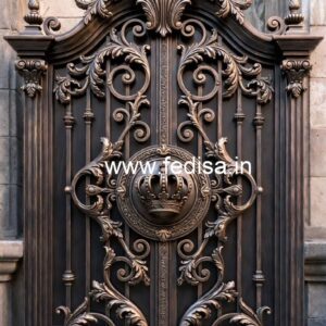 Stylish Metal Gate Grill Design for Main Entrance No-2141