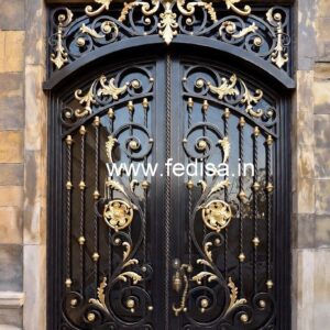 Designer Iron Gate Grill Design for Elegant Houses No-2146