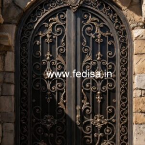 Grand Entrance Gate Grill Design for Luxury Villas No-2148