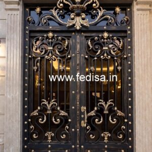 Modern Gate Grill Design with Minimalist Pattern No-2163