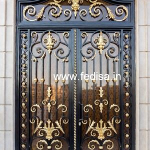 Royal House Gate Grill Design for Luxury Entrance No-2189