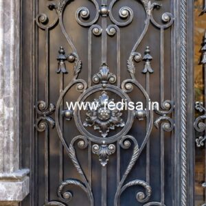 Creative Main Gate Grill Design for House Fronts No-2194
