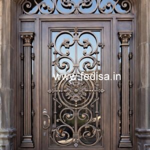 Elegant Decorative Gate Grill Design for Villas No-2195