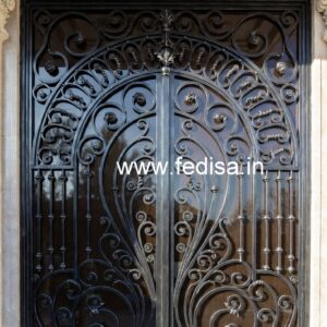 Artistic Main Gate Grill Design for Contemporary Houses No-2205