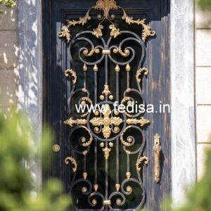 Decorative Front Gate Grill Design with Modern Style No-2206