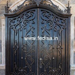 Elegant Front Entrance Gate Grill Design Ideas No-2215