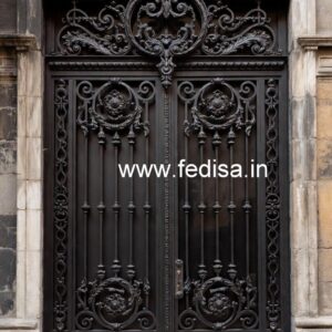 Beautiful Iron Gate Grill Design for Premium Houses No-2229