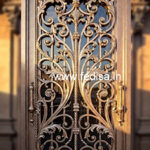 Fancy Main Entrance Gate Grill Design for Homes No-2245