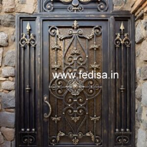 Luxury Front Elevation Gate Grill Design Inspiration No-2251