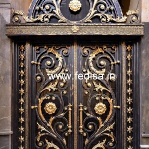 Decorative Villa Entrance Grill Gate Design No-2258