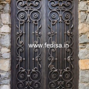 Stylish Security Grill Gate Design for Modern Entrance No-2274