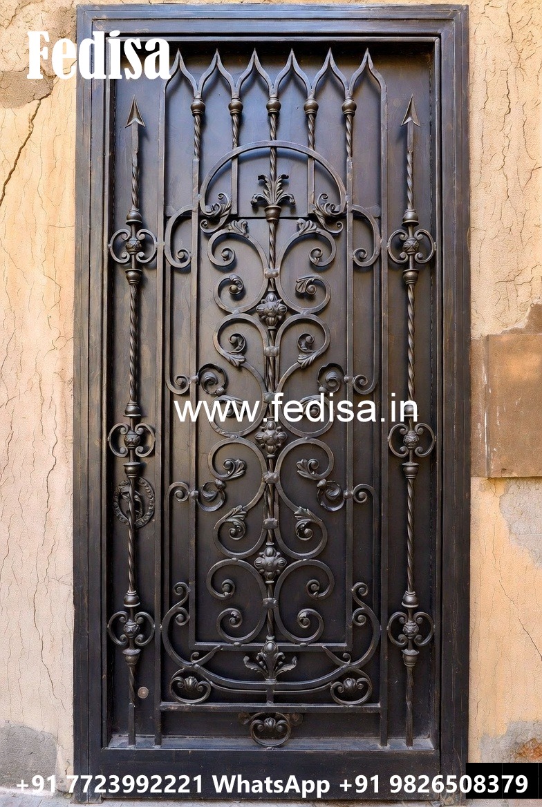 Contemporary Luxury Gate Grill Design for House Front No-2280