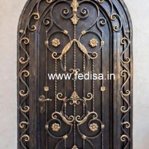 Elegant Iron Grill Gate Design for Contemporary Homes No-2321