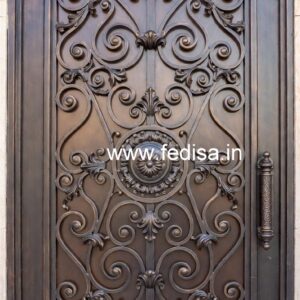 Luxury Geometric Gate Grill Design for House Fronts No-2323