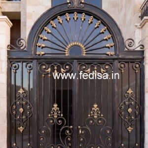 Elegant Designer Gate Grill Design for Luxury Residences No-2330