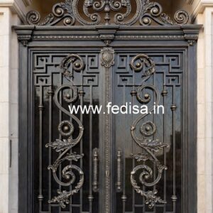 Fancy Exterior Steel Gate Grill Design Inspiration No-2345