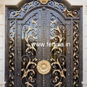Elegant Modern Exterior Grill Gate Design No-2375