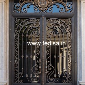 Modern Exterior Steel Grill Gate Design No-2383