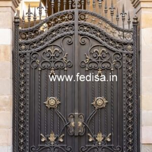 Stylish House Exterior Grill Gate Design Inspiration No-2392