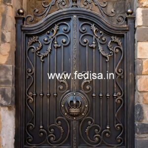 Royal Contemporary Gate Grill Design for Villas No-2395