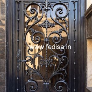Elegant Stylish Main Entrance Gate Grill Design No-2396