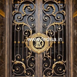 Elegant Steel Gate Grill Design for Main Entrance No-2404