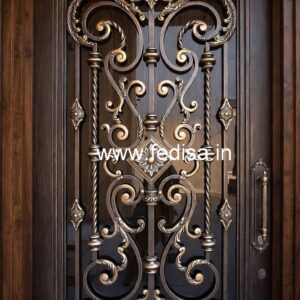 Classic Gate Grill Design for Traditional House Fronts No-2412